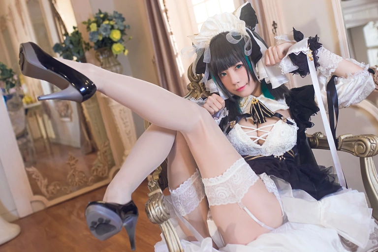 水淼Aqua《柴郡》主题写真：35张全套美图