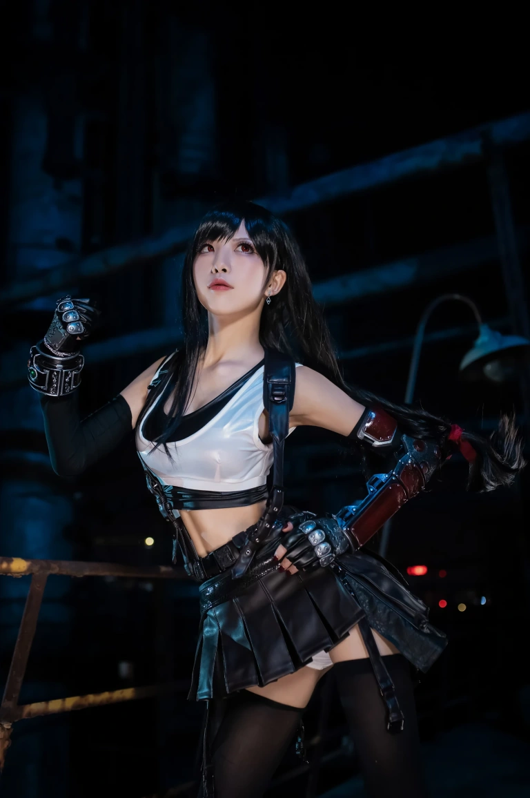 水淼Aqua《蒂法原皮》主题写真：20张全套美图