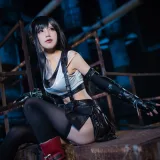 水淼Aqua《蒂法原皮》主题写真：20张全套美图
