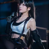 水淼Aqua《蒂法原皮》主题写真：20张全套美图
