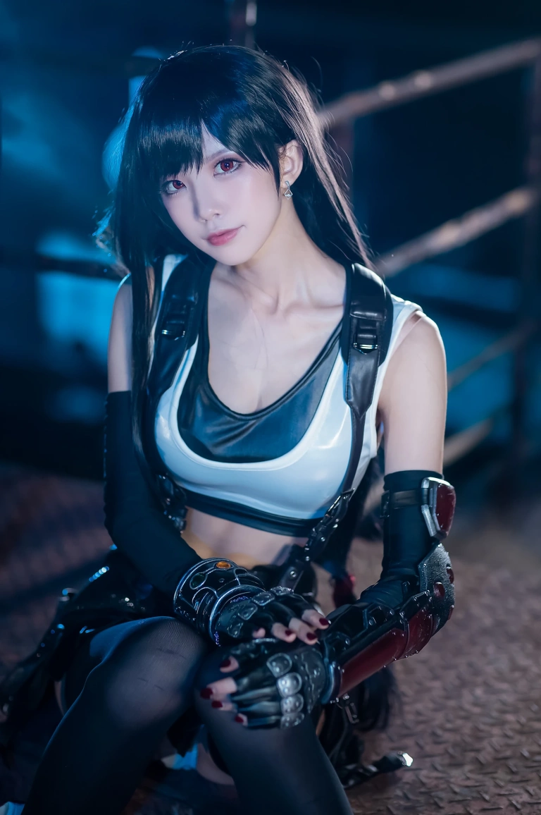 水淼Aqua《蒂法原皮》主题写真：20张全套美图