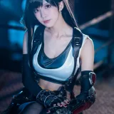 水淼Aqua《蒂法原皮》主题写真：20张全套美图