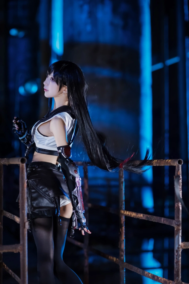 水淼Aqua《蒂法原皮》主题写真：20张全套美图