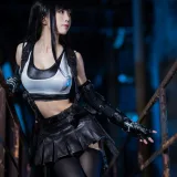 水淼Aqua《蒂法原皮》主题写真：20张全套美图