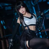 水淼Aqua《蒂法原皮》主题写真：20张全套美图