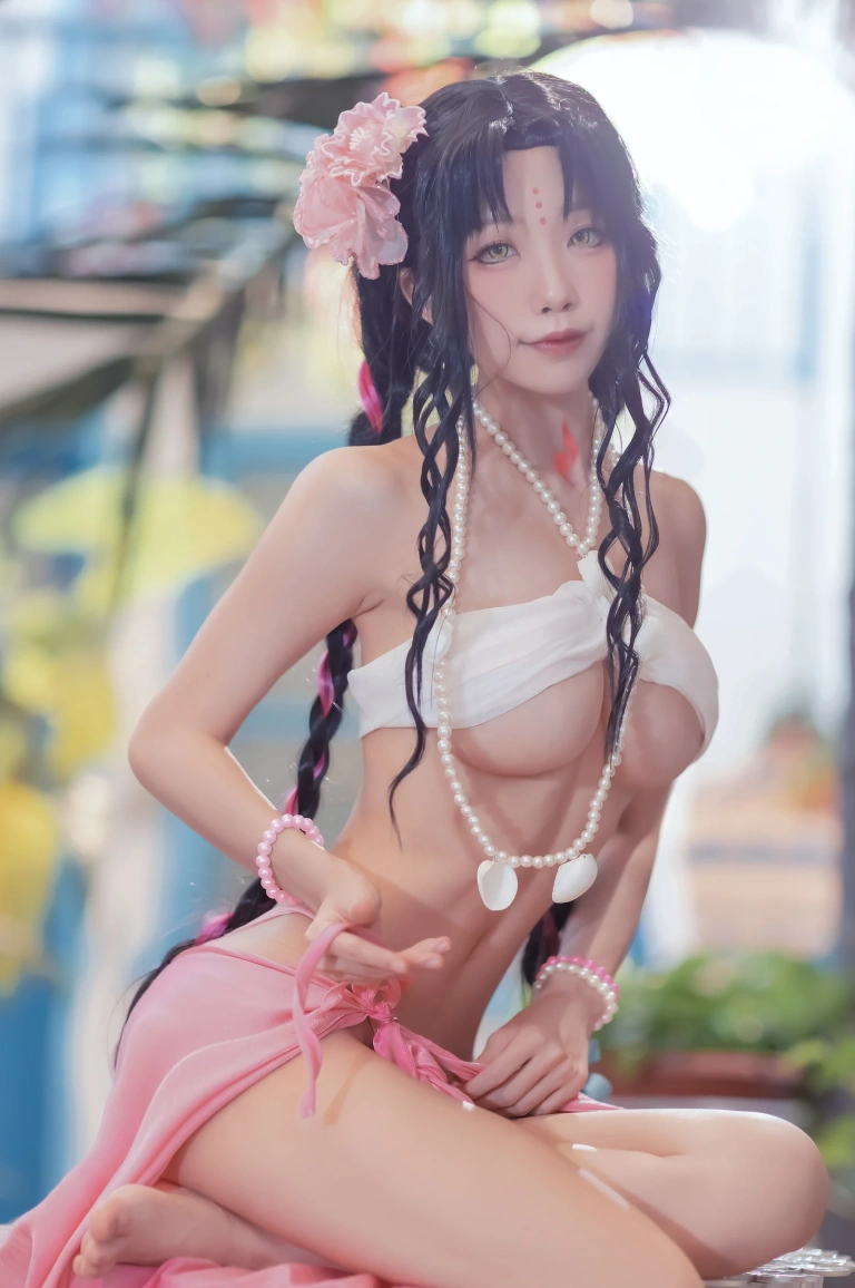 水淼Aqua《杀生院 泳装》主题写真：30张全套美图