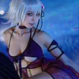 水淼Aqua《贞德泳装》主题写真：41张全套美图