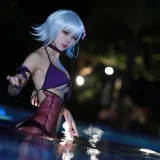 水淼Aqua《贞德泳装》主题写真：41张全套美图