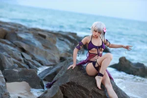 水淼Aqua《贞德泳装》主题写真：41张全套美图