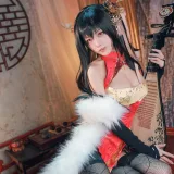 水淼Aqua《大凤 旗袍》主题写真：40张全套美图