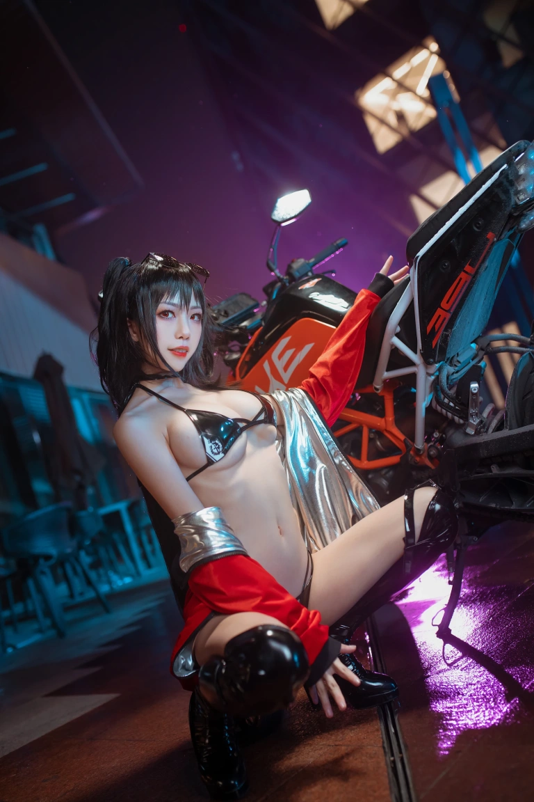 水淼Aqua《大凤 机车》主题写真：33张全套美图