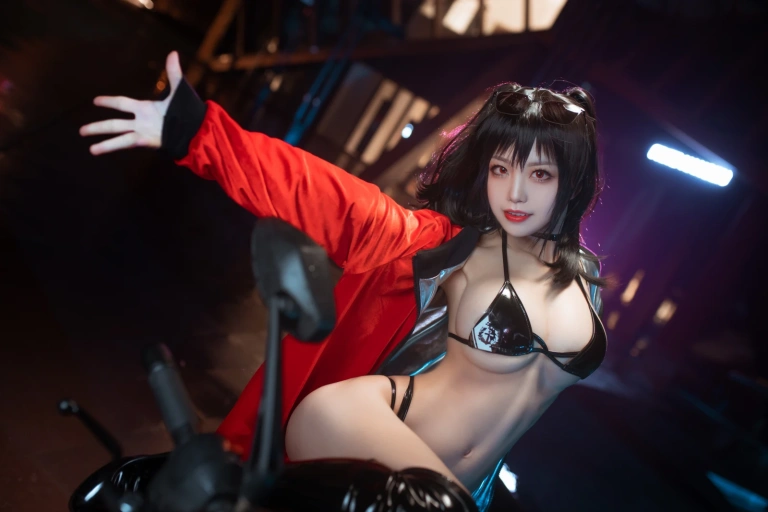 水淼Aqua《大凤 机车》主题写真：33张全套美图