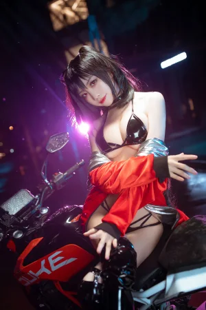 水淼Aqua《大凤 机车》主题写真：33张全套美图
