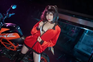 水淼Aqua《大凤 机车》主题写真：33张全套美图