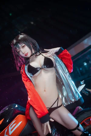 水淼Aqua《大凤 机车》主题写真：33张全套美图