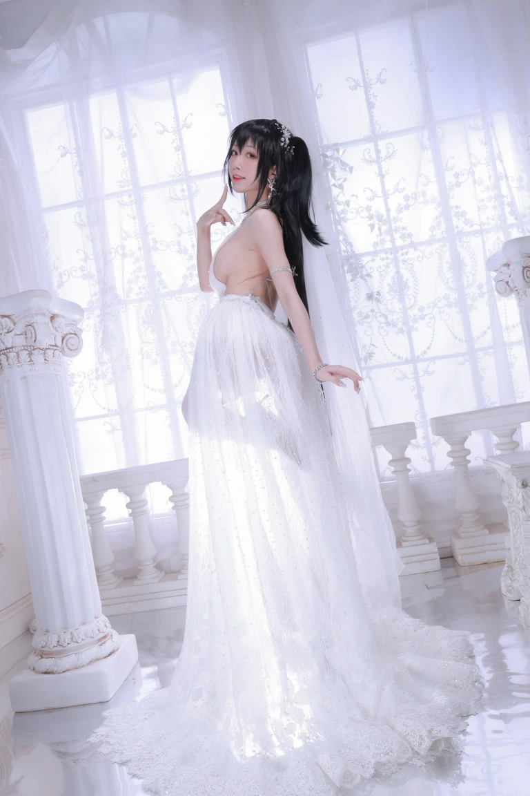 水淼Aqua《大凤 婚纱》主题写真：85张全套美图