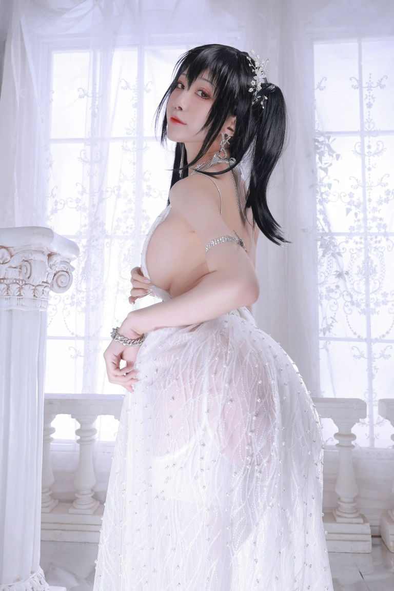 水淼Aqua《大凤 婚纱》主题写真：85张全套美图