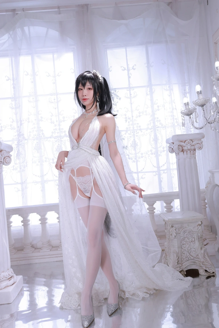 水淼Aqua《大凤 婚纱》主题写真：85张全套美图