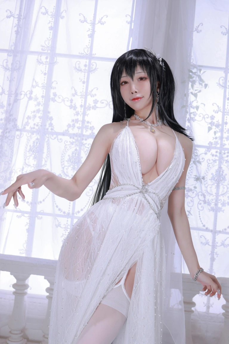 水淼Aqua《大凤 婚纱》主题写真：85张全套美图