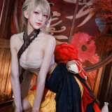 水淼Aqua《新春四组 让巴尔》主题写真：21张全套美图