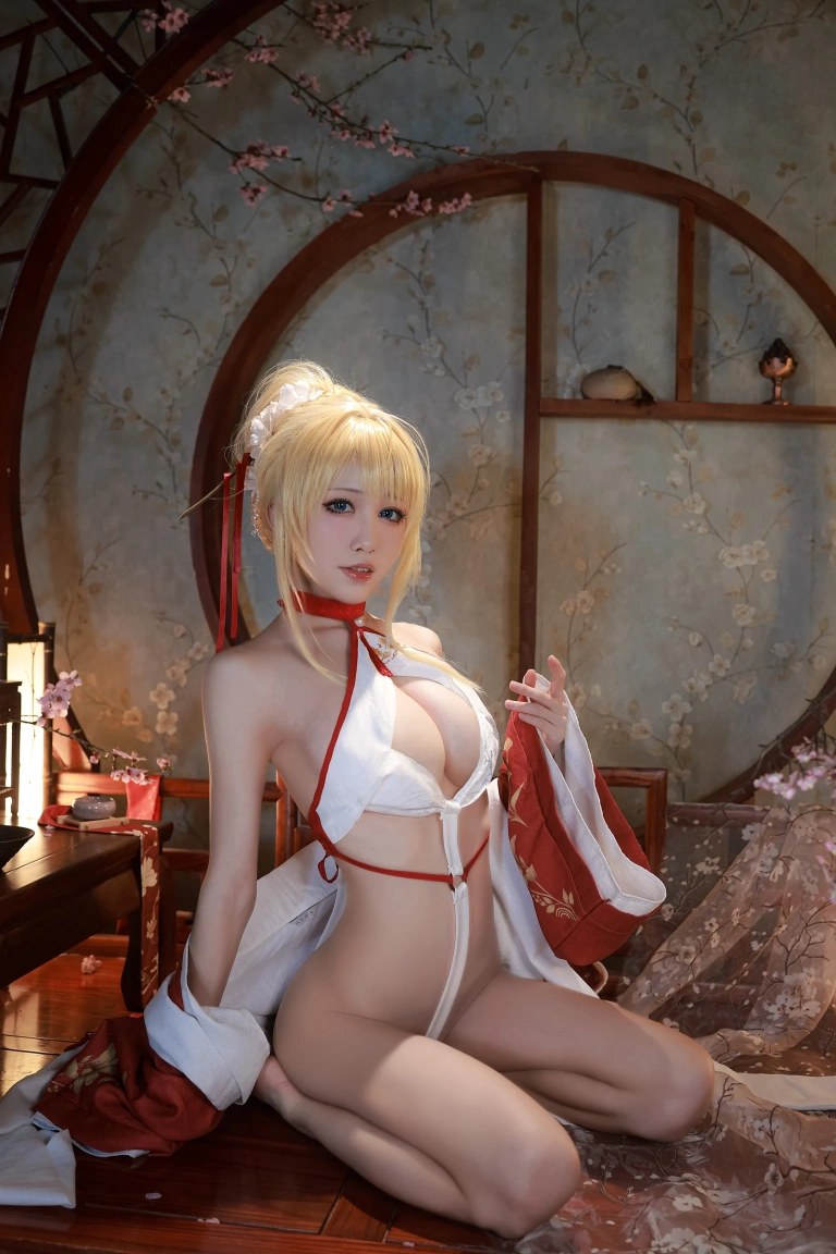 水淼Aqua《光荣 凉夜香雪》主题写真：120张全套美图