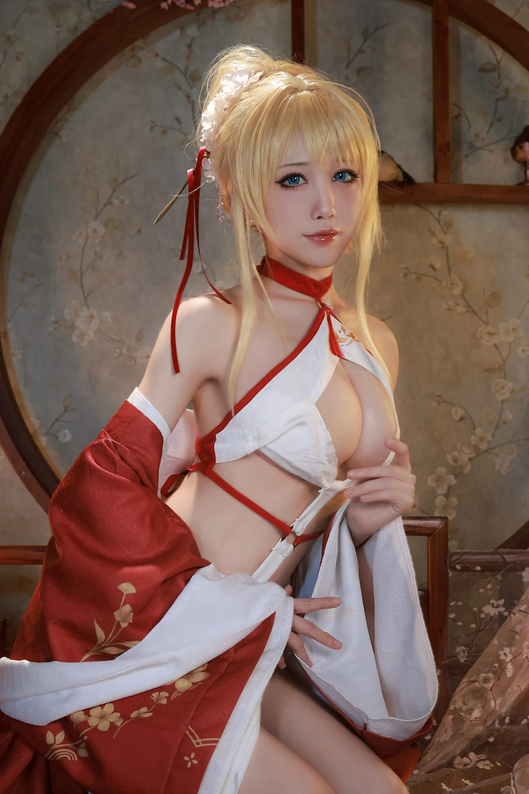 水淼Aqua《光荣 凉夜香雪》主题写真：120张全套美图