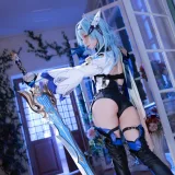 水淼Aqua《原神 优菈》主题写真：90张全套美图