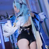 水淼Aqua《原神 优菈》主题写真：90张全套美图