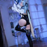 水淼Aqua《原神 优菈》主题写真：90张全套美图