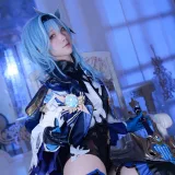 水淼Aqua《原神 优菈》主题写真：90张全套美图