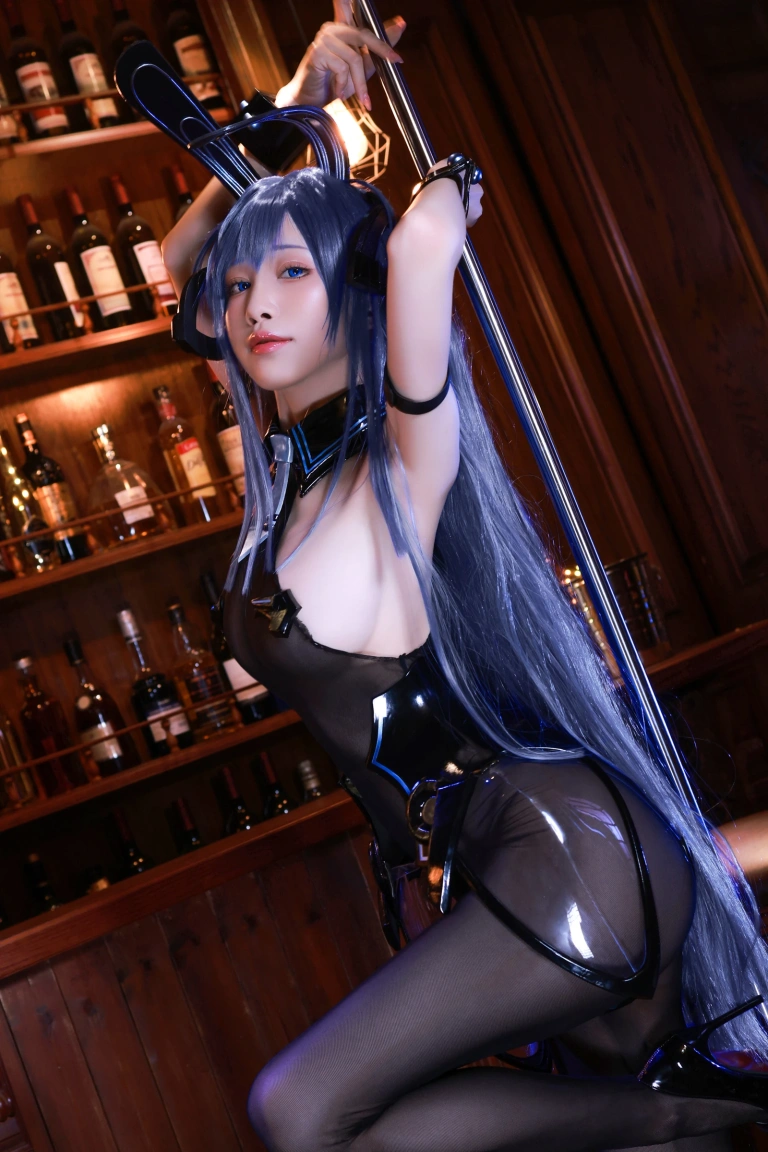 水淼Aqua《碧蓝航线 新泽西》主题写真：107张全套美图