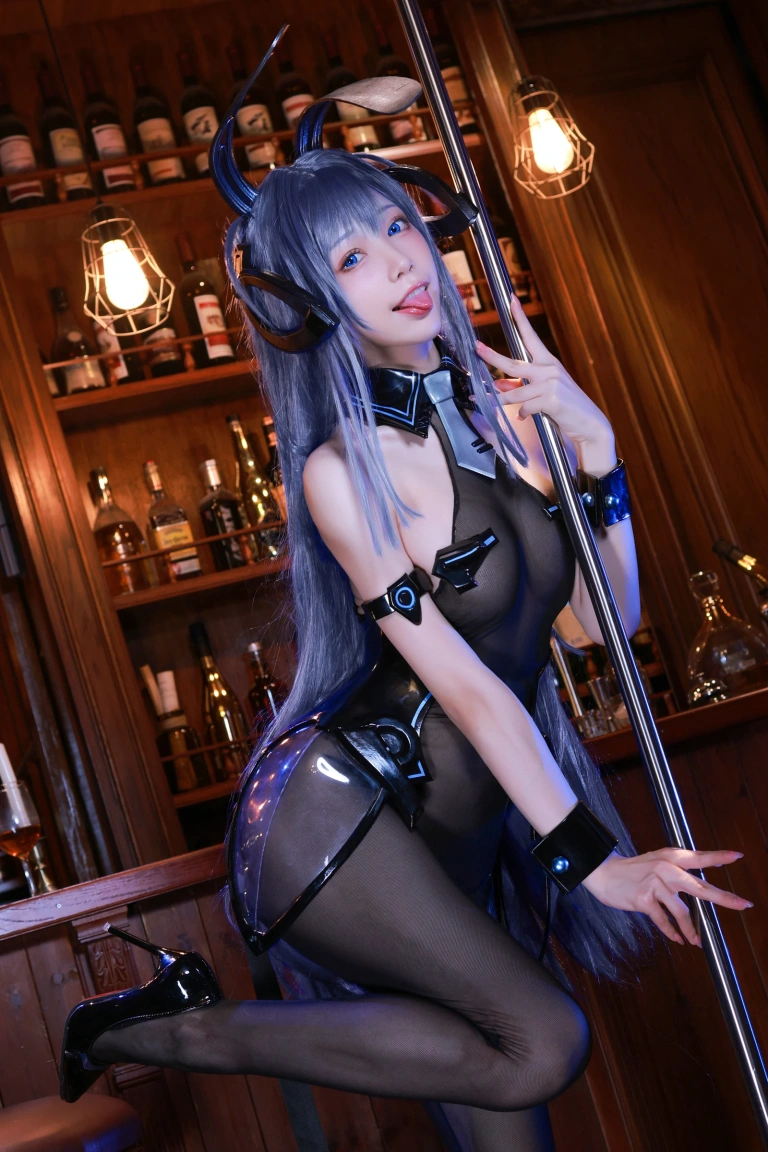 水淼Aqua《碧蓝航线 新泽西》主题写真：107张全套美图