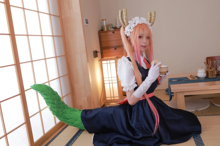 水淼Aqua《小林家的龙女仆》主题写真：101张全套美图