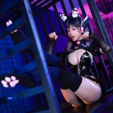 水淼Aqua《猫咪女郎 粉红猫猫》主题写真：65张全套美图