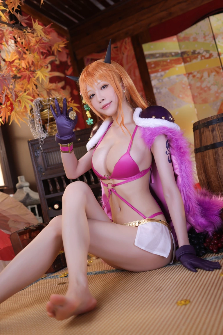 水淼Aqua《海贼王 娜美》主题写真：122张全套美图