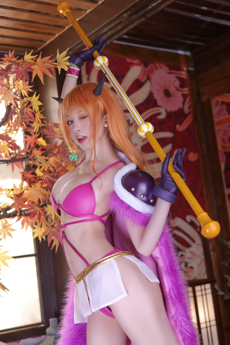 水淼Aqua《海贼王 娜美》主题写真：122张全套美图