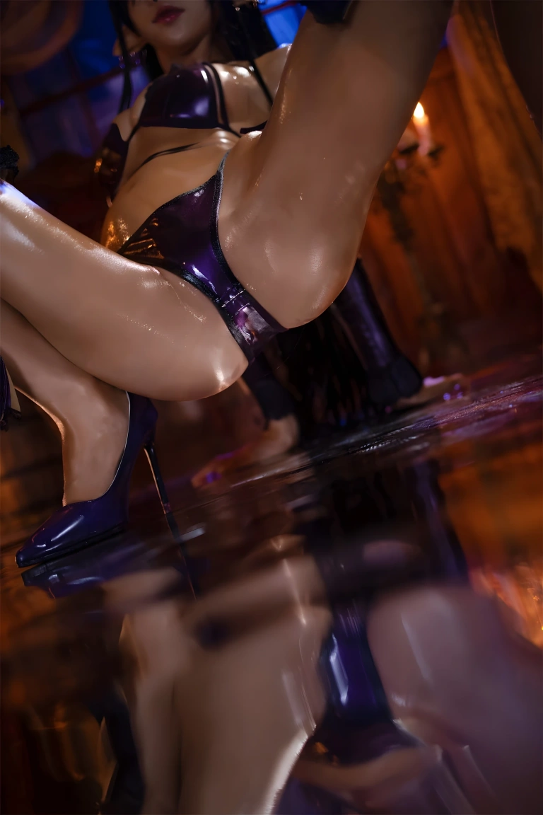水淼Aqua《2022 黑兽》主题写真：62张全套美图