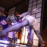水淼Aqua《稻妻 雷电将军》主题写真：130张全套美图