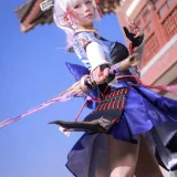 水淼Aqua《稻妻 神里绫华》主题写真：68张全套美图，含1个视频