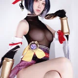 水淼Aqua《稻妻 九条裟罗》主题写真：62张全套美图