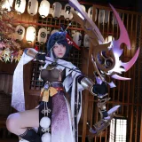 水淼Aqua《稻妻 九条裟罗》主题写真：62张全套美图