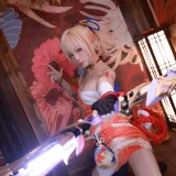 水淼Aqua《稻妻 宵宫》主题写真：101张全套美图