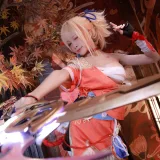 水淼Aqua《稻妻 宵宫》主题写真：101张全套美图