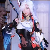 水淼Aqua《原神 申鶴》主题写真：90张全套美图