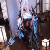 水淼Aqua《原神 申鶴》主题写真：90张全套美图