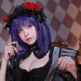 水淼Aqua《更衣人偶坠入爱河 黑江雫》主题写真：40张全套美图