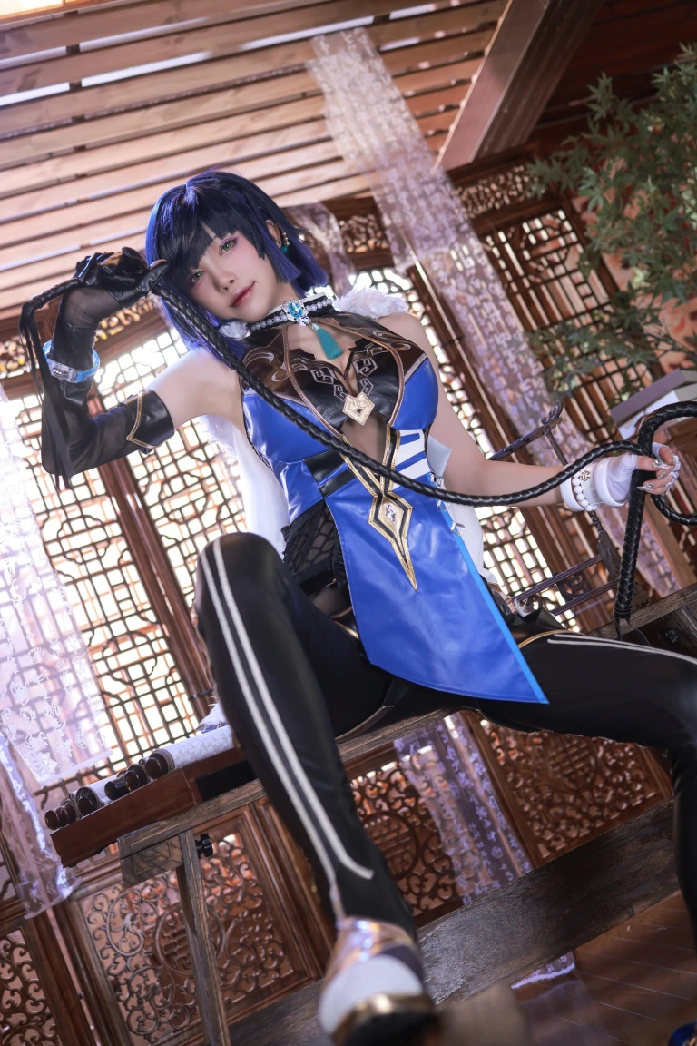 水淼Aqua《原神 夜阑》主题写真：97张全套美图