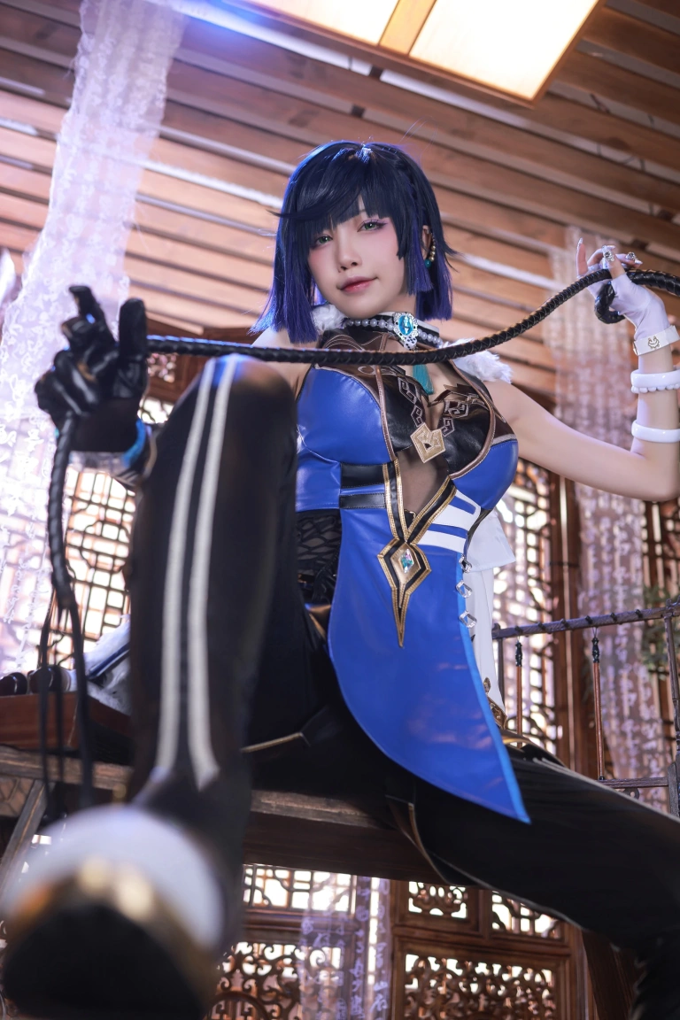 水淼Aqua《原神 夜阑》主题写真：97张全套美图