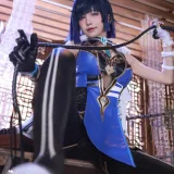 水淼Aqua《原神 夜阑》主题写真：97张全套美图