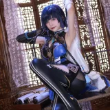 水淼Aqua《原神 夜阑》主题写真：97张全套美图